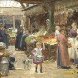 A French food market